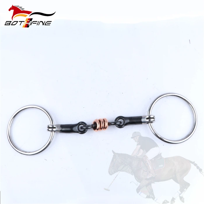 Loose Ring Sweet Iron Copper Snaffle Bit
