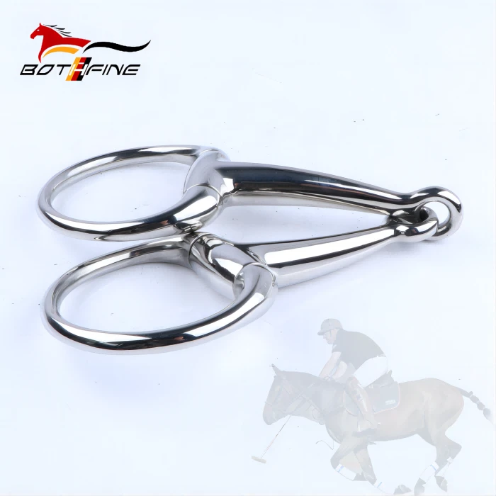 Stainless Steel Hollow Mouth Eggbutt Snaffle